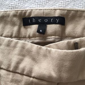 THEORY khakis. Elegant and form fitting.